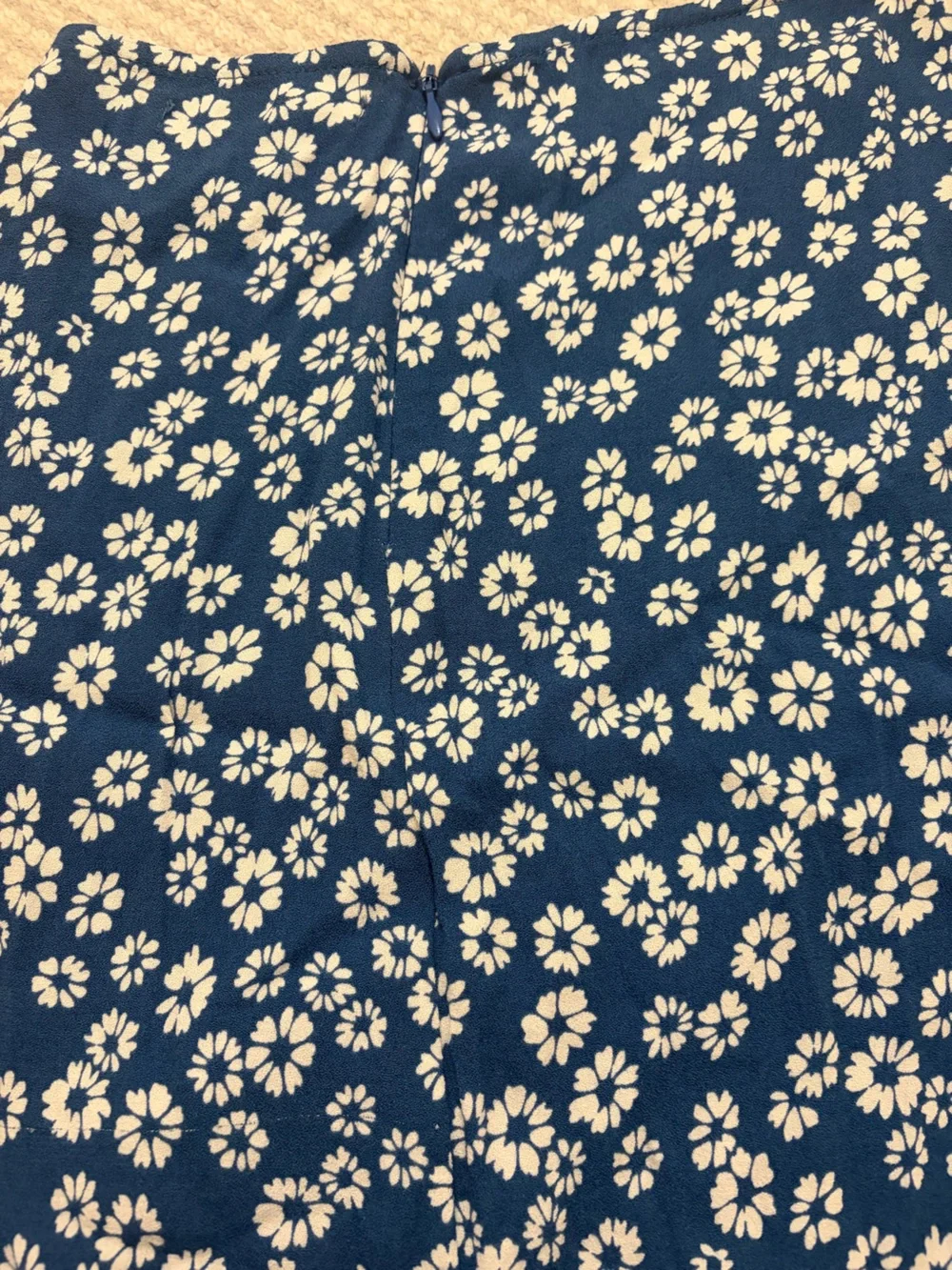 Reformation Medium Blue Flower Mini Skirt - Picture 6 of 10
